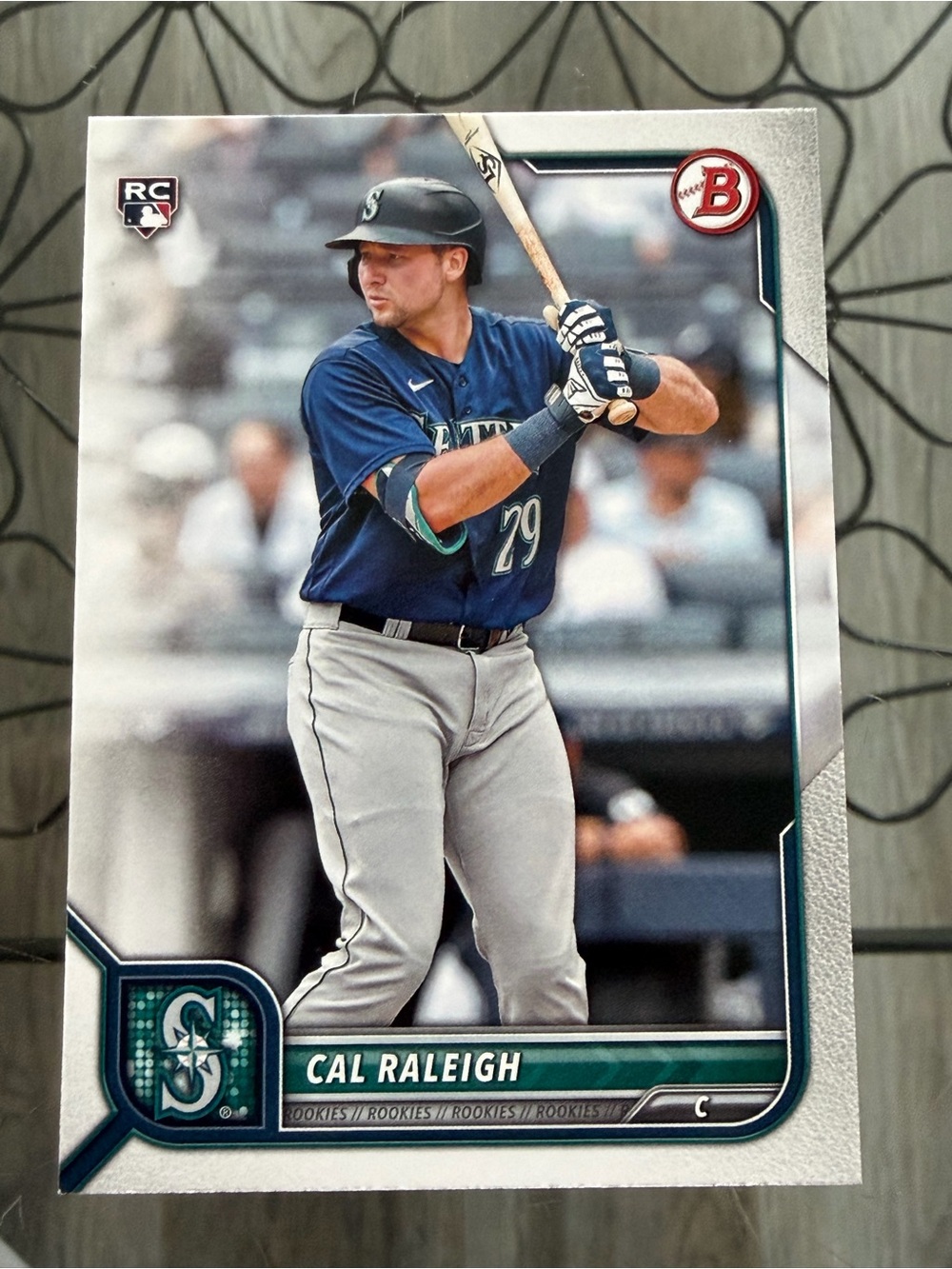 🇨🇦NOW $6🍀 Cal Raleigh 2022 Topps Bowman Seattle Mariners Rookie RC Baseball Card